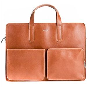 Matt &Nat Soren Briefcase Brown, vegan material